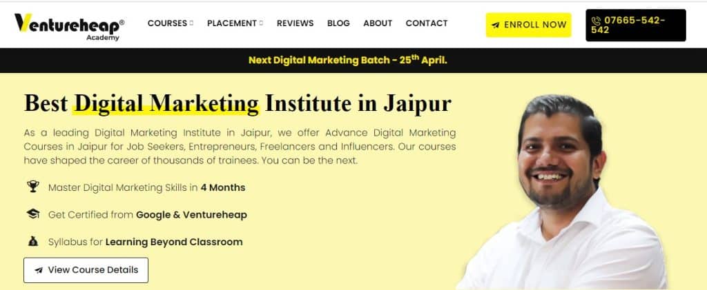 Venturechrap - Digital Marketing Course In Jaipur