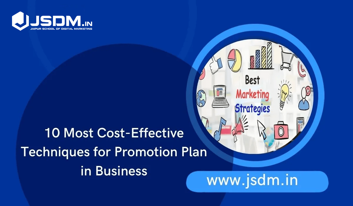 cost effective promotion plan