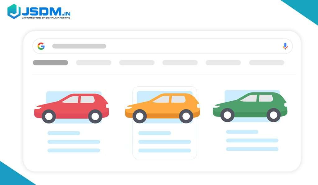 Vehicle Listing Schema preview in SERP